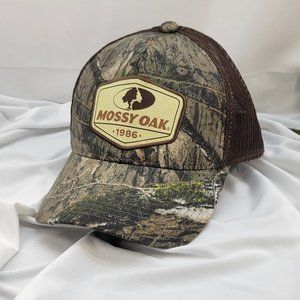 Mossy Oak 1986 Men's Camo Adjustable Baseball/Trucker Hat